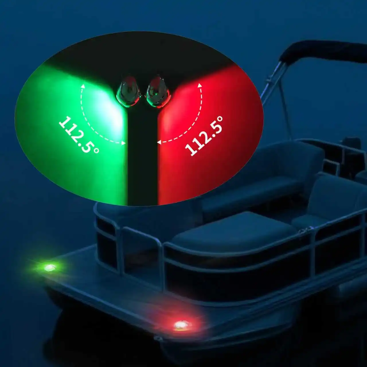 Luces de navegación para barcos 316 Acero inoxidable LED Tablero de estrellas verde y puerto rojo Impermeable IP67 12V - imagen 4