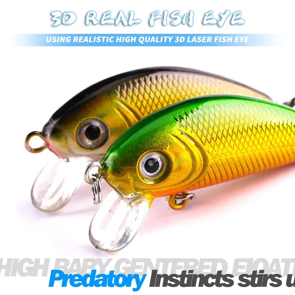 MOOKZZ señuelo de pesca de carpa, pececillo flotante, 45MM, 5G, accesorios de pesca - imagen 3