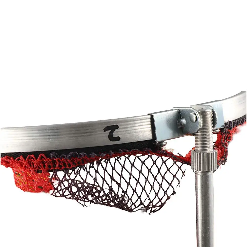 Redes de pesca portátiles plegables, cesta de jaula para camarones de secado rápido de 90/150/200cm de profundidad, borde de anillo antisalto, bolsa de malla para pescado, herramienta de pesca - imagen 3