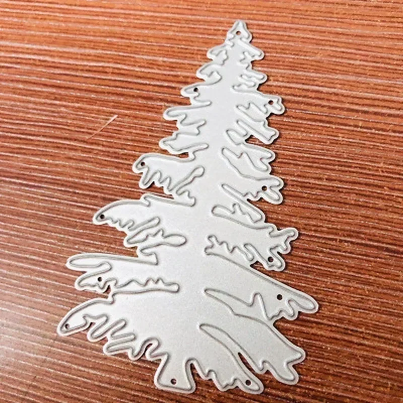 Nuevas herramientas con forma de árbol de Navidad, molde para recortar Metal, suministros para manualidades, álbum de recortes, fabricación de tarjetas de papel, accesorios de decoración, herramientas