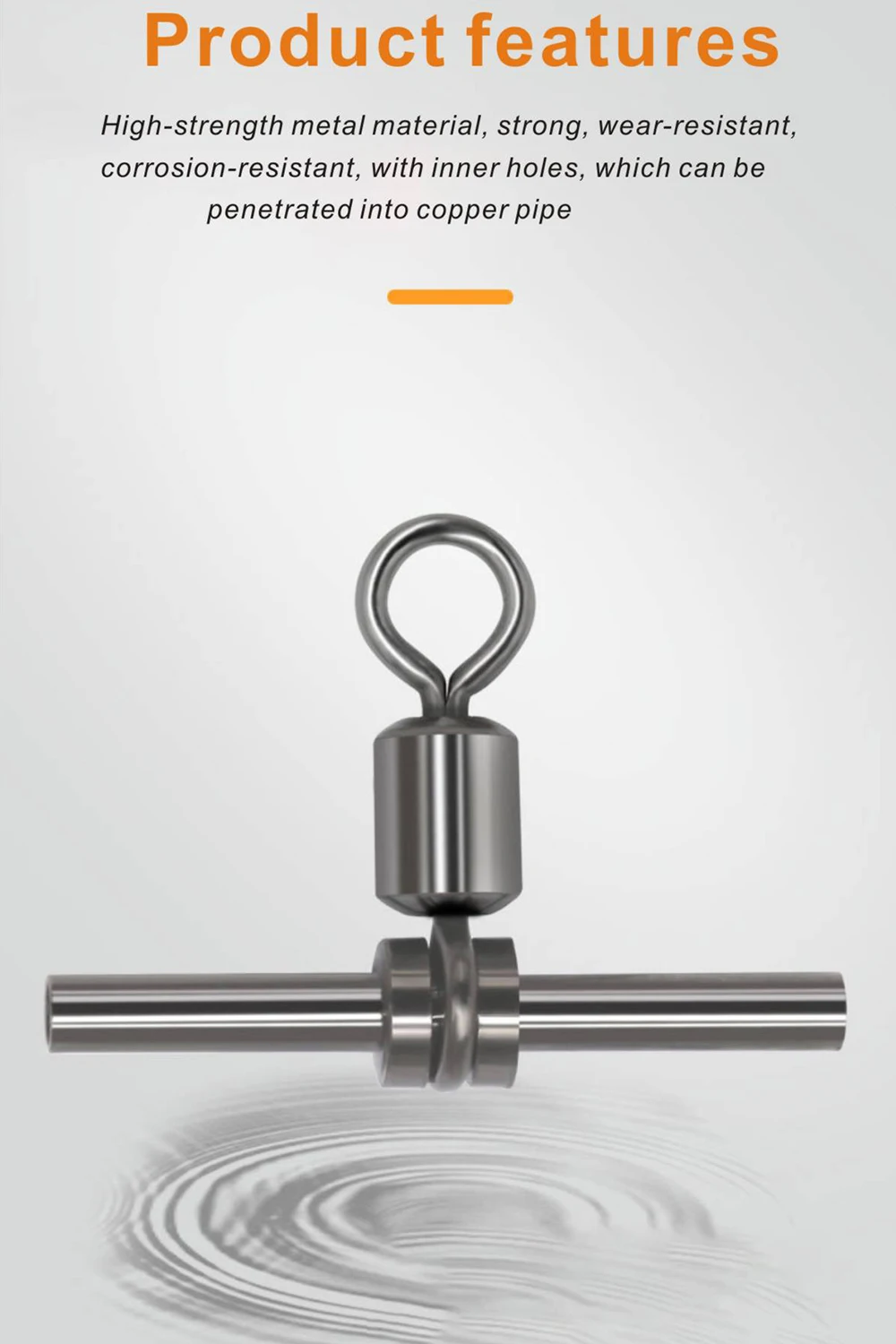 El material metálico de alta resistencia garantiza la durabilidad y la resistencia para las aplicaciones versátiles