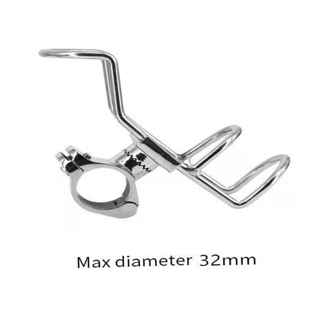 Abrazadera montada en riel de acero inoxidable 316, soporte de varilla de doble cable de acero inoxidable para pesca, barco, Kayak - imagen 4