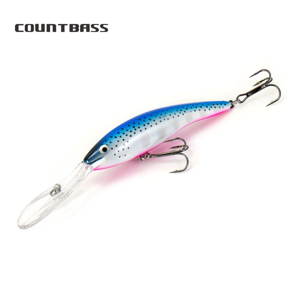 Countbass Deep Tail Wobbler Crankbait flotante 90mm para 6-9 metros - imagen 4