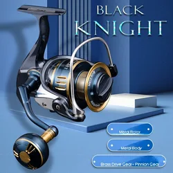 DSNY-Black Knight 11 + 1 BB 6,2: 1, carrete giratorio de Metal completo, carrete de Jigging 3000/5000/6000/10000, carrete de barco de agua salada, arrastre de 25kg
