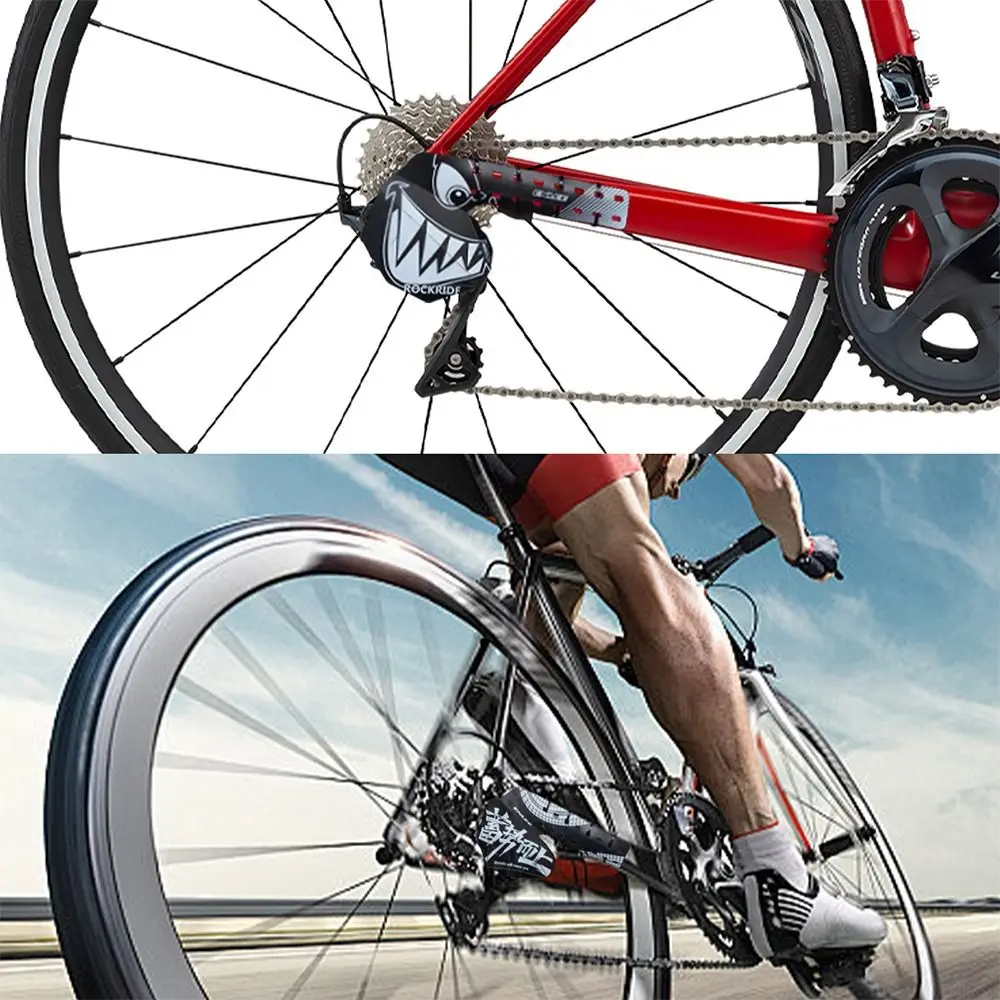 Placa protectora de cambio trasero de bicicleta negra PP5, reparación de guardabarros de bicicleta, accesorios de bicicleta, piezas de bicicleta, placa protectora para deportes al aire libre - imagen 2