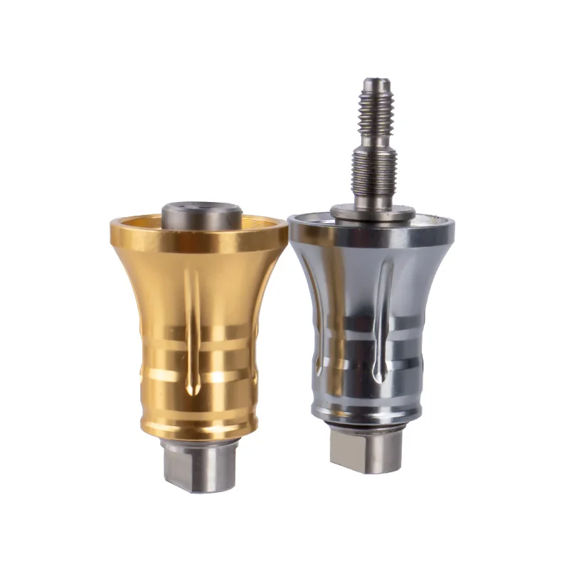 Accesorio de carrete de pesca, mango de carrete giratorio, perilla de aleación de aluminio, empuñadura ahuecada, manijas dobles modificadas DIY para marca S/D - imagen 5