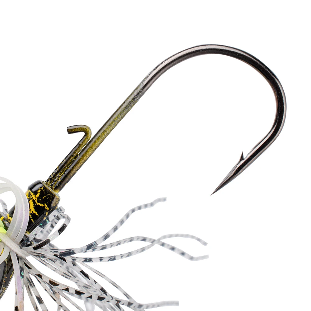 Spinnerbait con paleta metálica sin malezas y cabeza de goma - imagen 5