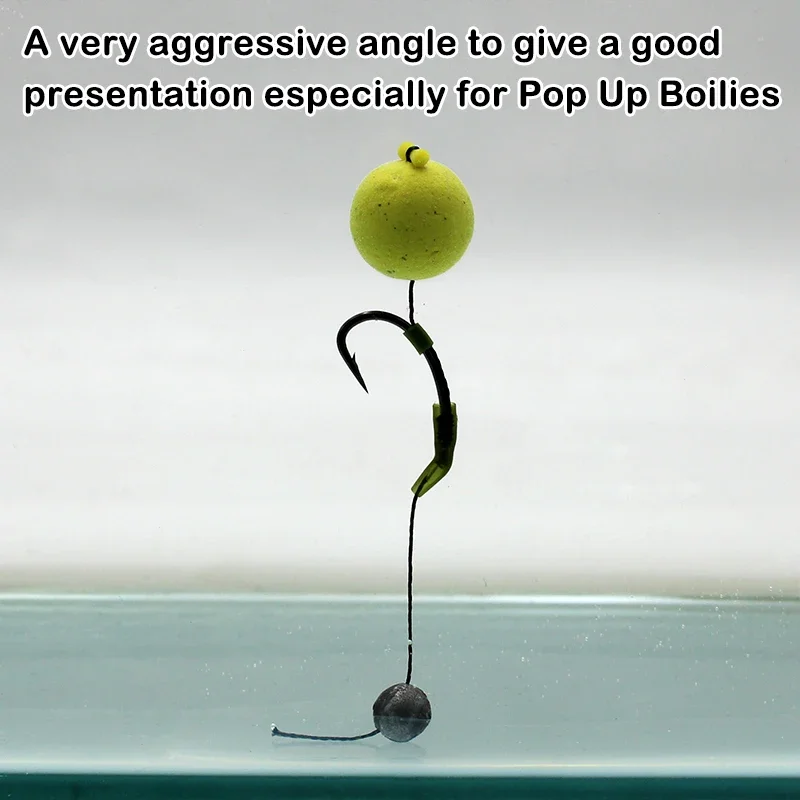 30 Uds. Accesorios de pesca de carpa, patillas de anzuelos, alineador de anzuelos de pesca, alineador de línea de manga antienredos, aparejos terminales para el cabello - imagen 3