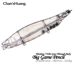 Señuelo Pencil Chan'sHuang – Flotante con Cascabel – Alambre Pasante