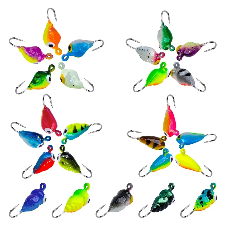 Señuelos de pesca coloridos para pescar pescado