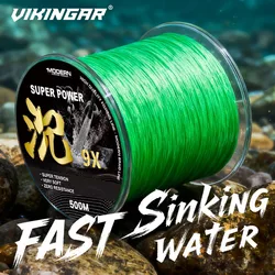 VIKINGAR X9 - Sedal trenzado multicolor 9 hebras