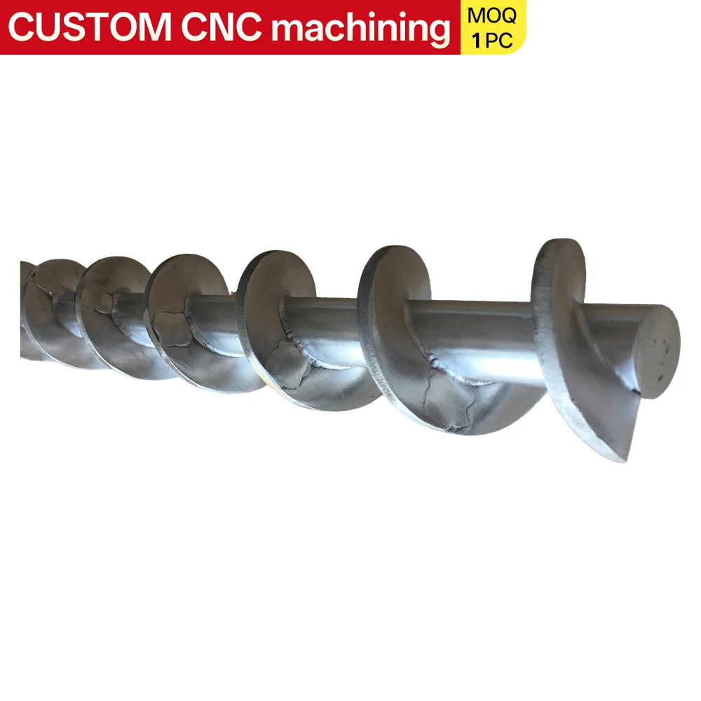 Ejes de tornillo CNC personalizados – SACM645 y 42CrMo para extrusión - imagen 4