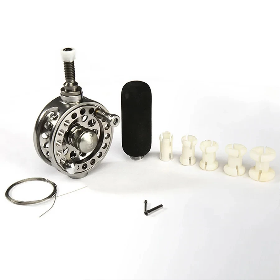 Aparejos de pesca de carpa superduros de Metal completo, carrete de caña hueca BLG4000 5000 6000, herramienta de poste, carretes de mango de agua salada, ruedas giratorias T4 - imagen 5