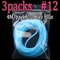 3packs Fluo Sky Blue