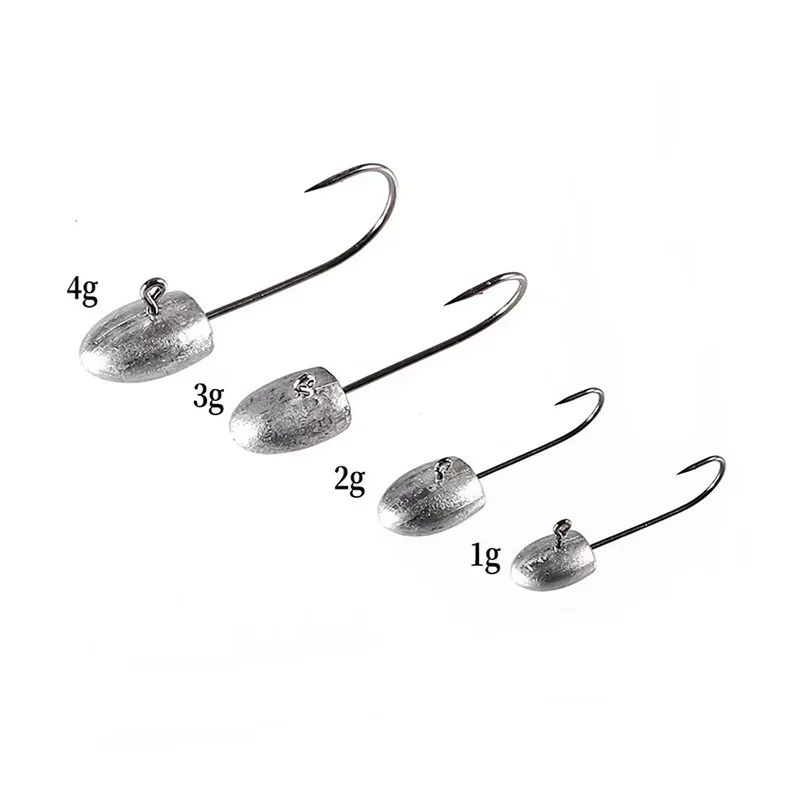 Swolfy Mini Jig Head – Anzuelos para vinilos y señuelos blandos - imagen 5