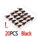 20pcs Black L