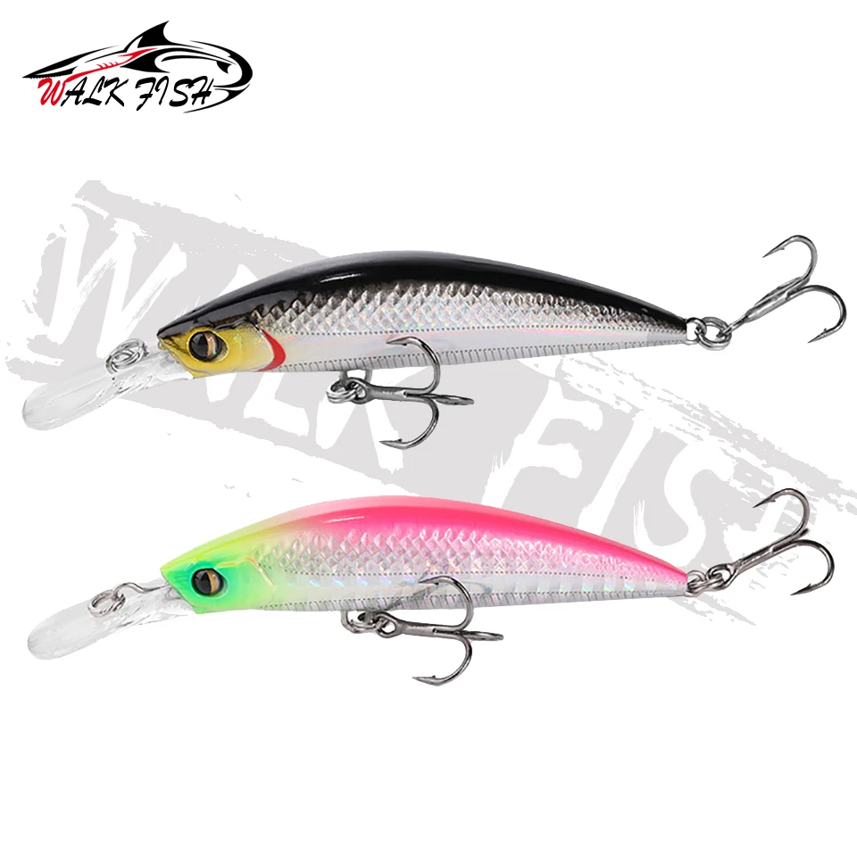 WALK FISH 1PCS New Japan Sinking Minnow Super Natural 70mm 13.5g Hard Bait Wobbler For Professinal Fishing Hook Lure Artificial - imagen 5