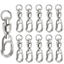Giratorios con anillos divididos y broches rápidos - 15 piezas