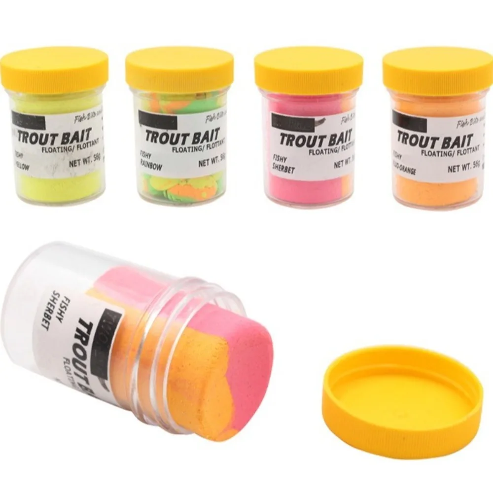 Señuelos de pesca blandos para trucha, pasta con aroma irresistible, formas flotantes, cebo para pesca de masa de carpa, 2024