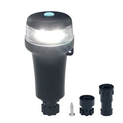 Lámpara LED navegación portátil kayak – Adaptadores redondos blancos