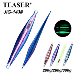 Teaser J143 Jig Head plomo – Lanzamiento largo, hundimiento lento