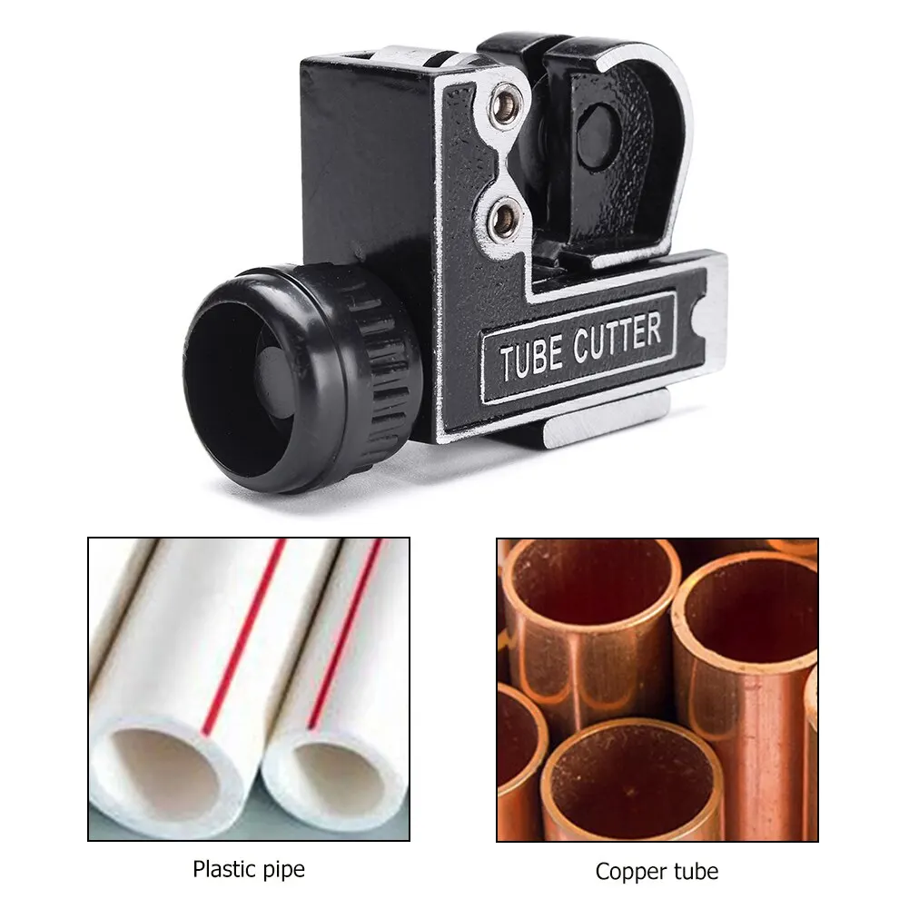 Cortador de tubo de cobre MANUAL en miniatura, herramienta de corte en C de acero y aluminio, 3-28MM, 1/8 "a 1-1/8" - imagen 2