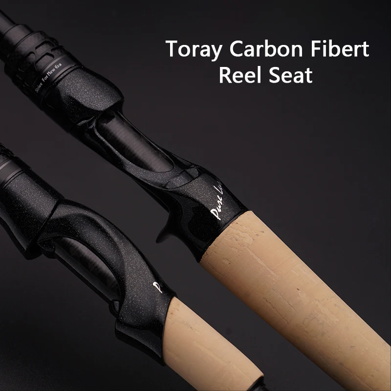 PURELURE SHARPEN-señuelo suave, varillas de acción XF/MF largas de hilado y fundición, componentes FUJI, caña de pescar para Lucio, carrete giratorio - imagen 5