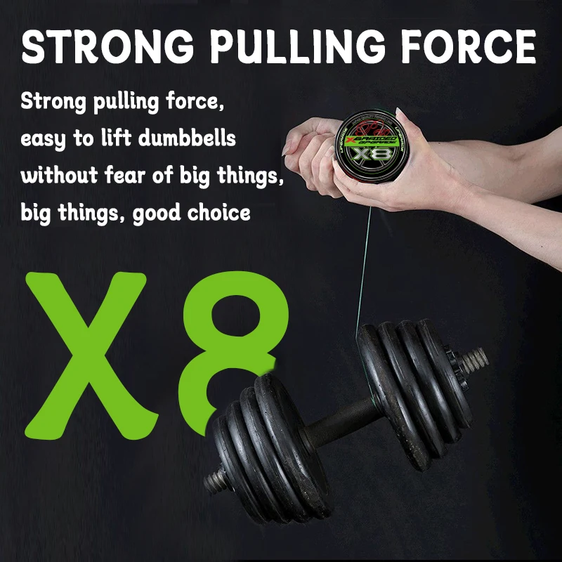 Nuevo YGK-X8 línea de pesca mejorada 100M/150M/200M X8 hebras trenzadas Japón líneas de pesca multifilamento PE línea para peces carpa Super - imagen 3