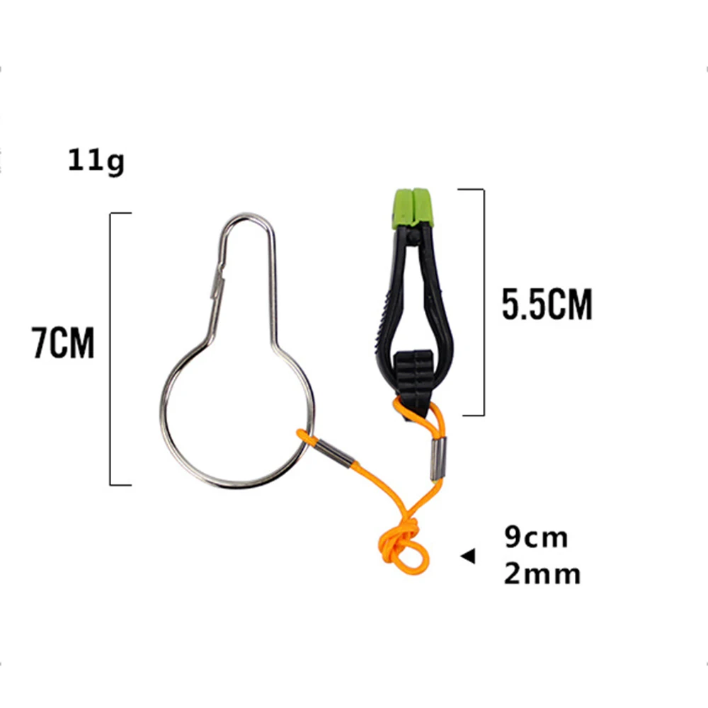 Mini herramienta de pesca con tablero cepillador líder de 17 ", Clip de liberación de downrigger de curricán, agarre eléctrico de pesca a presión - imagen 5