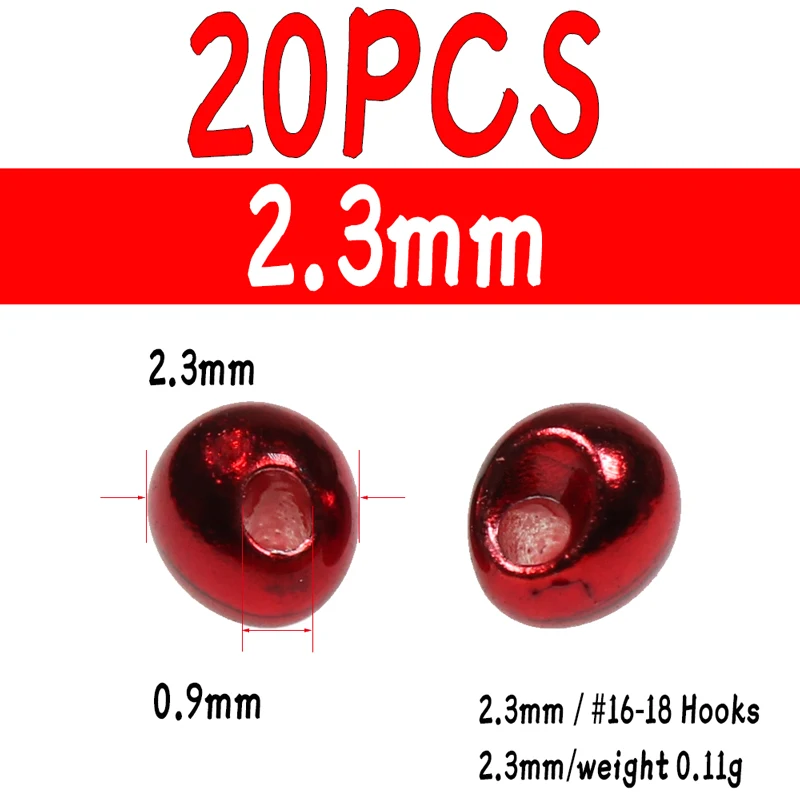 20pcs red 2o3mm