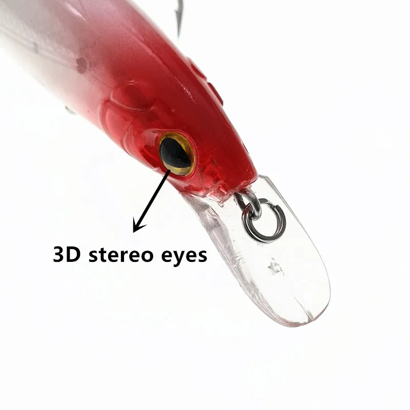 MUKUN-señuelo de pesca de piscardo largo, cebo duro Artificial flotante de 115mm y 25g, aparejos de pesca de agua dulce en el mar - imagen 5