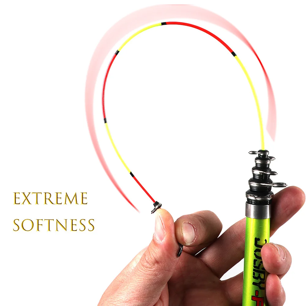 Caña de pescar en roca de fibra de carbono, 1,5 M, 1,8 M, 2,1 M, 2,4 M, alimentador telescópico, carpa giratoria, portátil, viaje, ultraligera - imagen 3