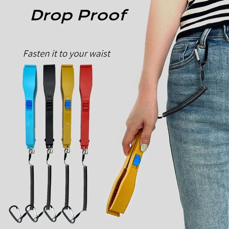 Dispositivo de Control de pesca con señuelo, abrazadera de plástico para peces, cuerda de seguridad de colores, abrazadera para peces, aparejos de pesca y equipo de pesca - imagen 4