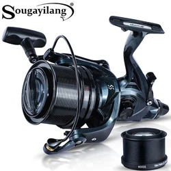 Carrete spinning Sougayilang 9000-12000 – Cuerpo metálico mar y río