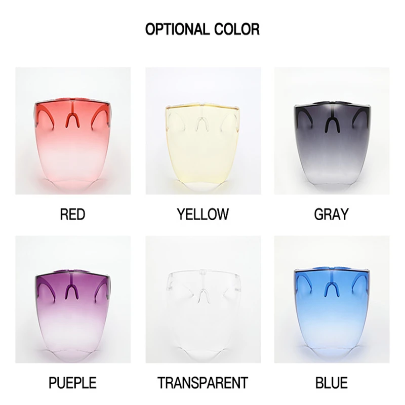 Gafas de protección facial transparentes HD todo en uno, 1 piezas, gafas de montar, gafas espaciales antivaho, accesorios para montar, Unisex - imagen 5