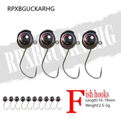 Jig Head Ned Rig con púas para vinilo – Ojos 3D