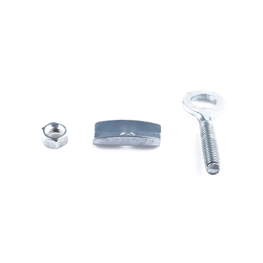 Tensor de cadena BMX ajustable plateado para marcha única fija