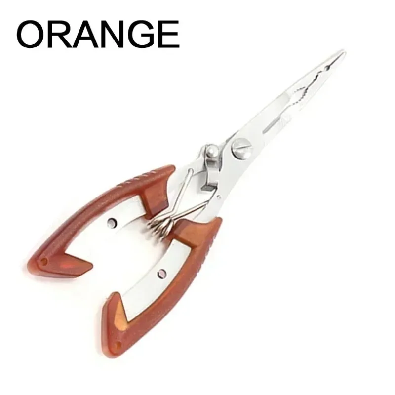 Alicates para cortar pescado, herramienta de pala, alicates de pesca de 170mm, tijeras, línea trenzada, cortador de cebo, gancho, señuelo de pesca de mar, alicates de pesca - imagen 5