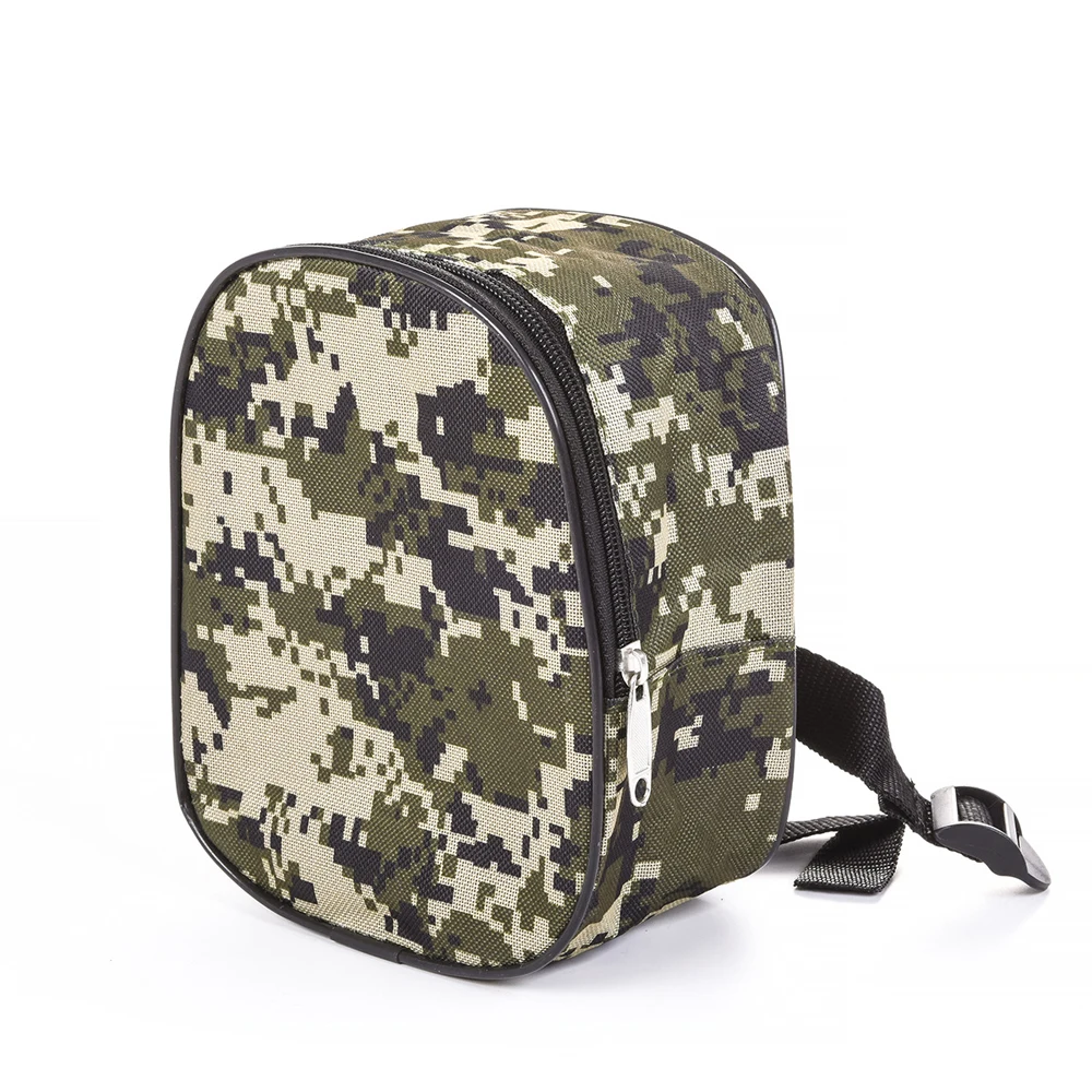 Bolsa de almacenamiento de aparejos de carrete de pesca, bolsa de cintura de camuflaje, funda protectora portátil para exteriores, accesorios de herramientas de pesca - imagen 5
