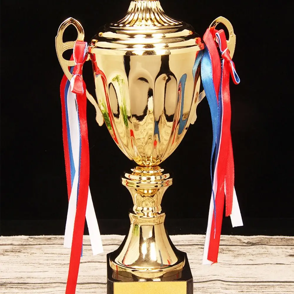 Trofeo personalizable de 29/33/36/41/46/51cm, trofeo de Metal, escultura de plástico, trofeo deportivo, diseño cubierto, copa de recuerdo de premio dorado, 1 ud.