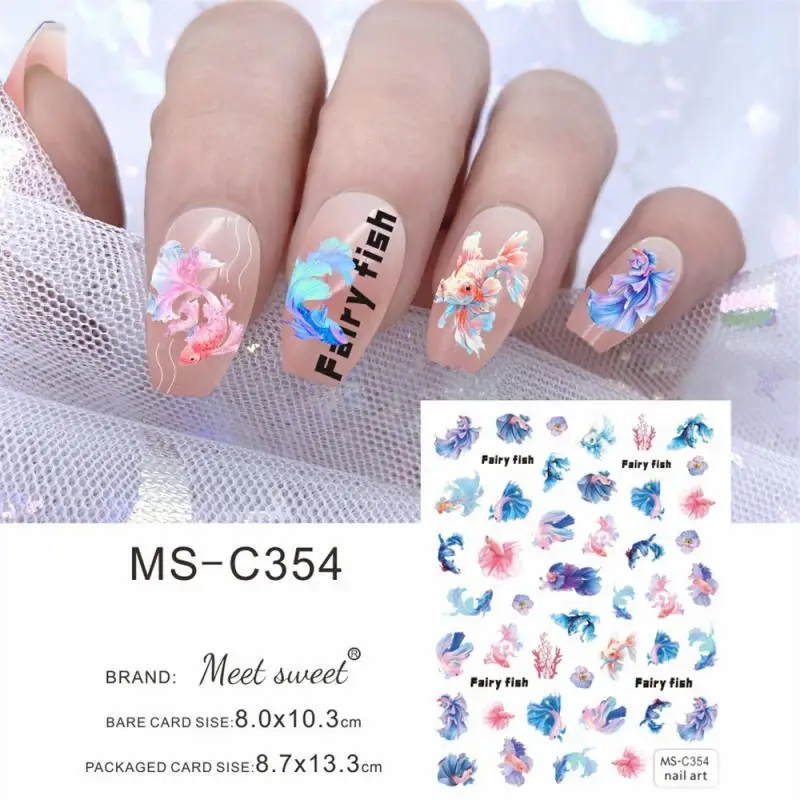 Pegatinas adhesivas para uñas, 1/2/3 piezas, cómodas, no tóxicas e inofensivas, a la moda, ultrafinas, resistentes al agua, duraderas - imagen 3