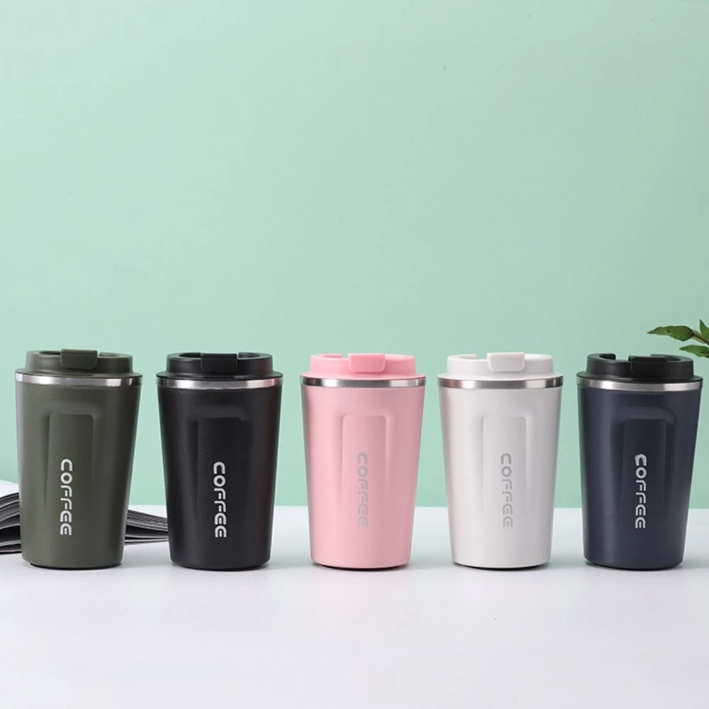 Taza térmica de viaje de acero inoxidable que mantiene el frío y el calor, hervidor de café, termo portátil a prueba de fugas - imagen 3