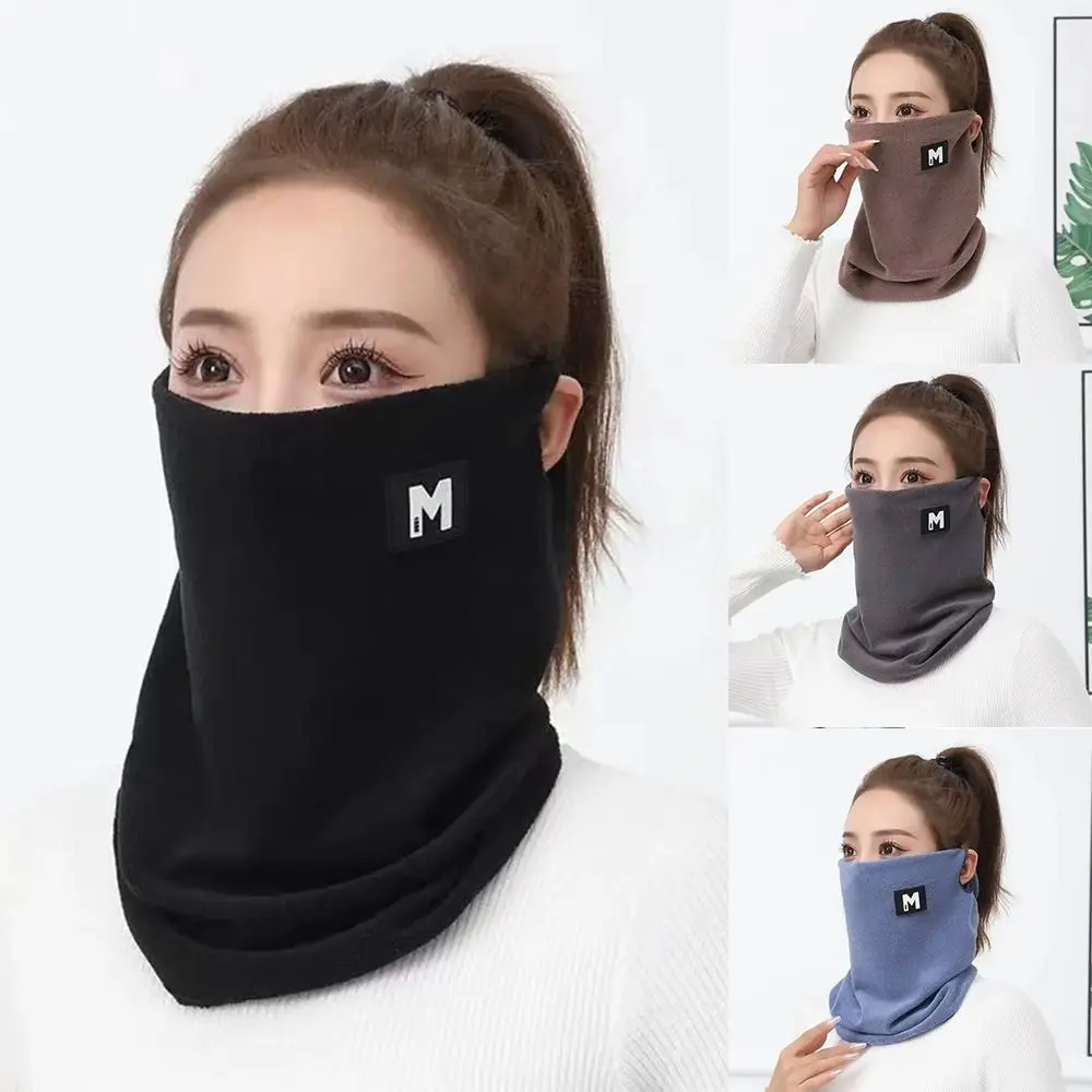Calentador de cuello de felpa a la moda, forro grueso, jersey a prueba de viento, bufandas para mantener el calor - imagen 4