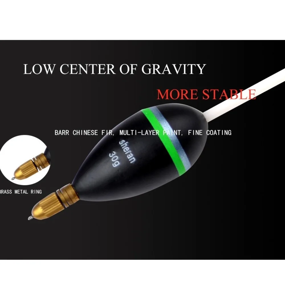 Señuelo de pesca en hielo superfino, flotador de mano de obra, herramienta de boya de pesca de doble propósito, flotadores de pesca de mar, pesca en el lago y el río, 2 uds. - imagen 3