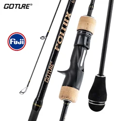 Caña Slow Jigging Goture Pollux con anillas Fuji para pesca en mar