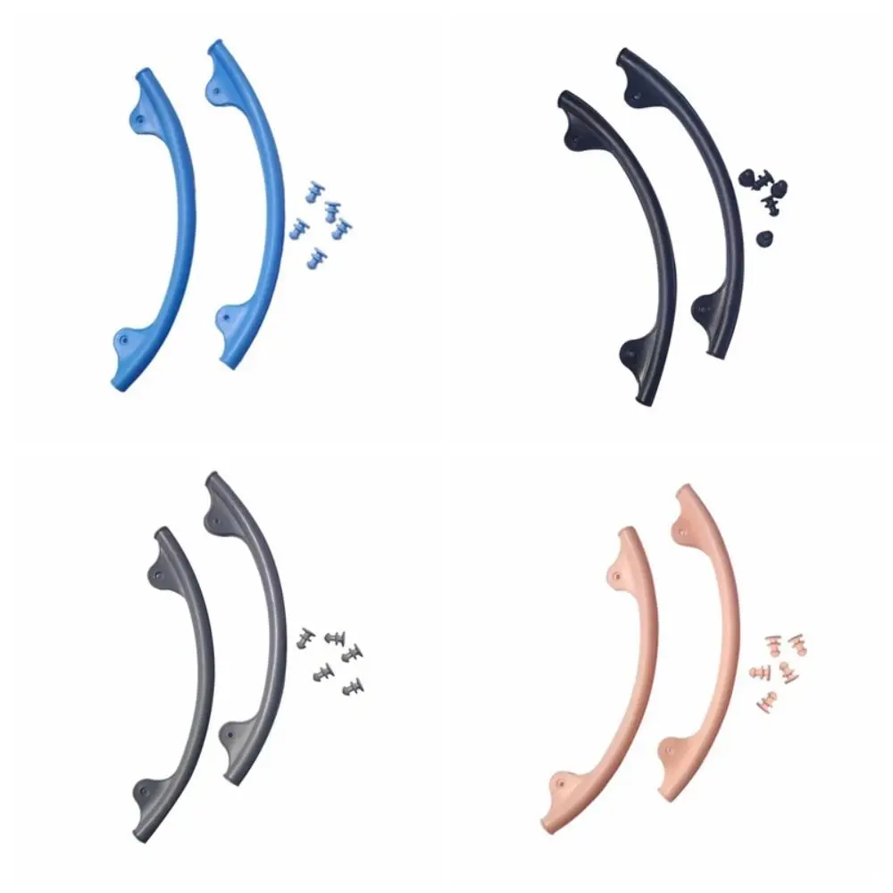 Manijas curvas coloridas con tornillos para aplicaciones versátiles