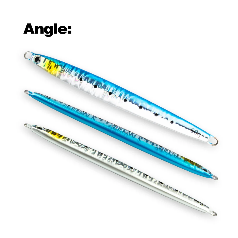 Plantilla de fundición para orilla, 40G, 60G, 80G, luminosa, tiro largo, plantilla de Metal, cuchara de jigging, señuelo de lubina fundido, cebo Artificial, aparejos de pesca - imagen 3