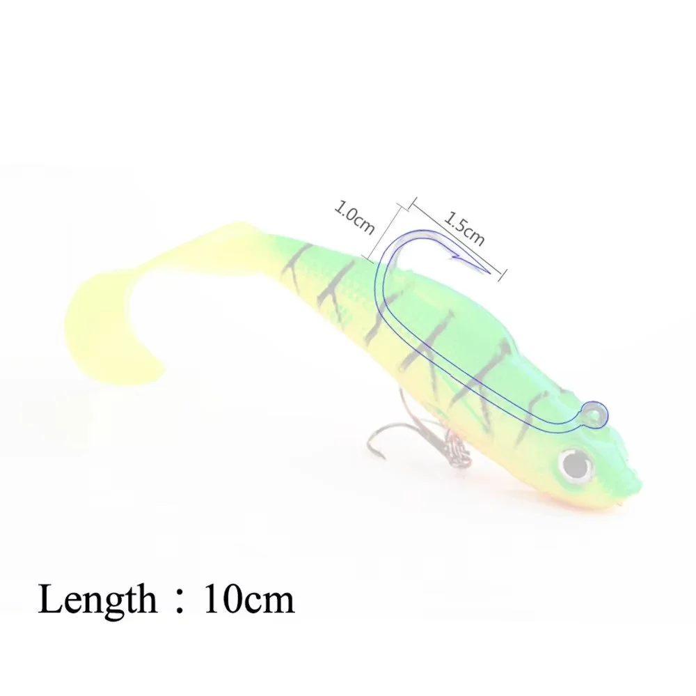 FTK 4,5/8, 5/21g cabezales de plantilla cebo de silicona suave Señuelos de pesca larva 6/8/10cm Wobblers hundidos Swimbait cebo de pesca Artificial - imagen 4