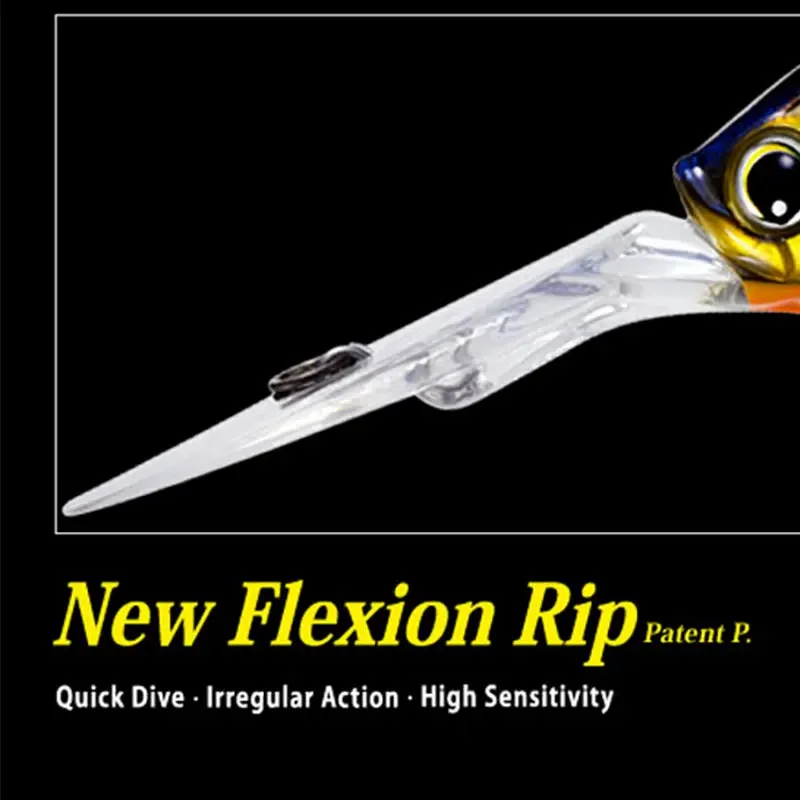 Crankbait-señuelo de pesca de 2 piezas, 70mm, 21g, cebos duros artificiales Jerkbait Wobbler, aparejos de pesca de agua salada, cebo de manivela de lengua larga - imagen 2