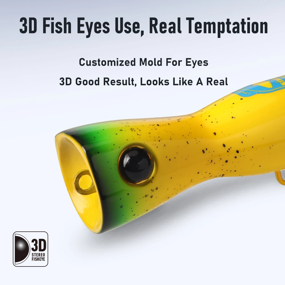 Kingdom GT-señuelo de pesca Popper Topwater, 60g, 85g, 160mm, 185mm, atún de agua salada, pez azul, barco de mar Artificial, cebo duro para pesca - imagen 4